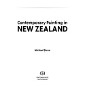 Book cover for Contemporary Painting in New Zealand