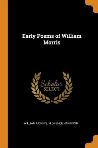 Cover of Early Poems of William Morris