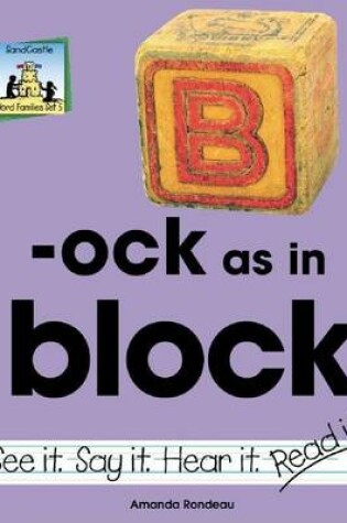 Cover of Ock as in Block