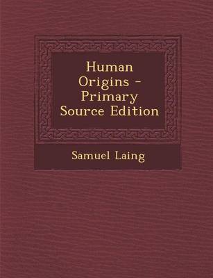 Book cover for Human Origins - Primary Source Edition