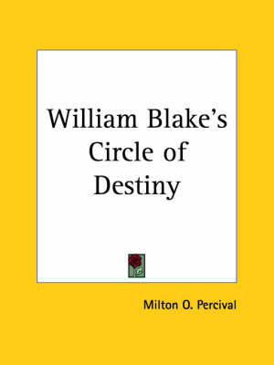 Book cover for William Blake's Circle of Destiny