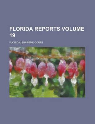 Book cover for Florida Reports Volume 19