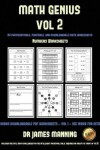 Book cover for Numbers Worksheets (Math Genius Vol 2)