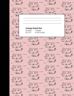 Book cover for College Ruled Red