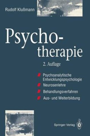 Cover of Psychotherapie