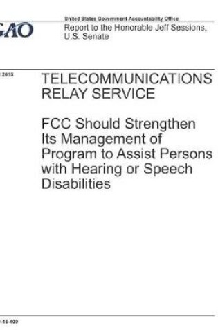 Cover of Telecommunications Relay Service