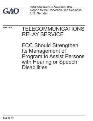 Book cover for Telecommunications Relay Service