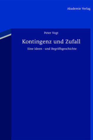 Cover of Kontingenz und Zufall