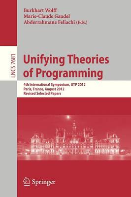 Cover of Unifying Theories of Programming
