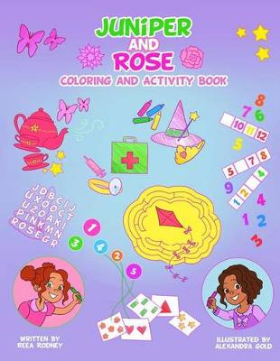 Book cover for Juniper and Rose Coloring and Activity Book