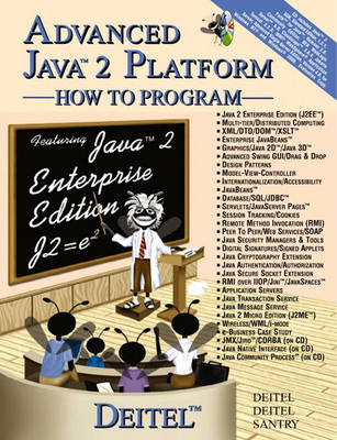 Book cover for Advanced Java (TM) 2 Platform How to Program