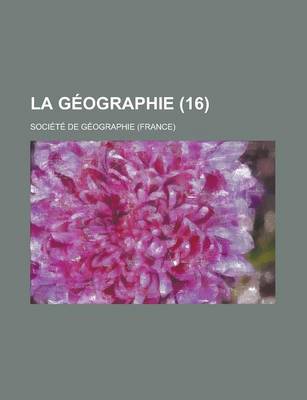 Book cover for La Geographie (16 )