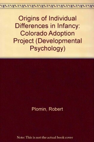 Cover of Origins of Individual Differences in Infancy