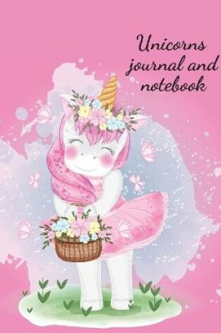 Cover of Unicorns journal and notebook