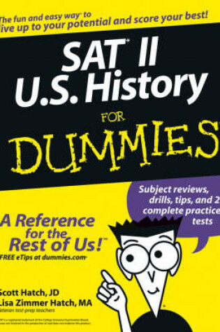 Cover of SAT II U.S. History For Dummies