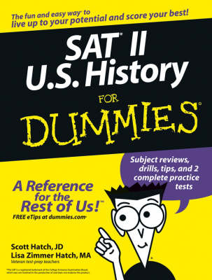 Book cover for SAT II U.S. History For Dummies