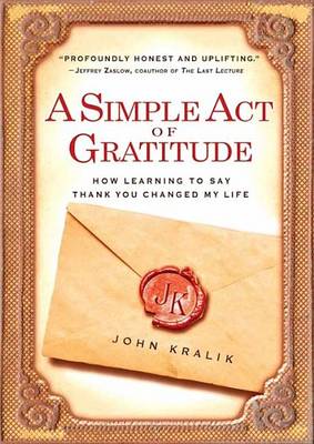 Book cover for A Simple Act of Gratitude