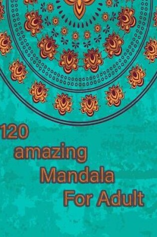 Cover of 120 amazing mandala for adults