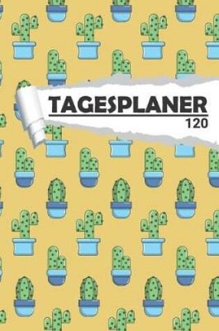 Cover of Tagesplaner mit Kaktus Muster