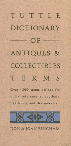 Cover of Tuttle Dictionary of Antiques and Collectibles Terms