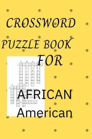 Cover of Crossword Puzzle Book for African American