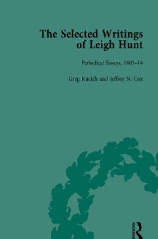 Cover of The Selected Writings of Leigh Hunt Vol 1