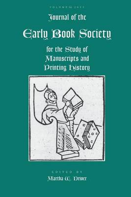 Book cover for Jnl of the Early Book Society V.16