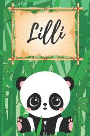 Cover of personalisiertes Notizbuch Panda / Malbuch / Kritzelbuch / Tagebuch / Journal / Notizheft / DIN A5 / Geschenke Lilli