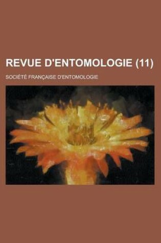 Cover of Revue D'Entomologie (11)