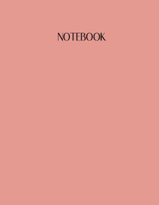 Book cover for Ballerina Pink (8.5 x 11) College Ruled 120 pg Notebook