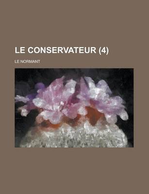 Book cover for Le Conservateur (4)