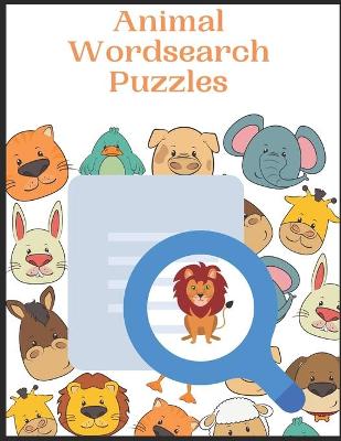 Book cover for Animals Wordsearch Puzzles