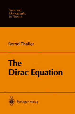 Cover of The Dirac Equation