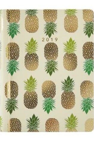 Cover of 2019 Recipe Diary Pineapples Design