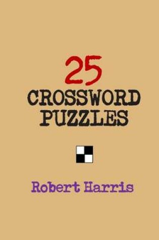 Cover of 25 Crossword Puzzles