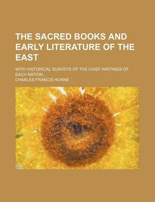 Book cover for The Sacred Books and Early Literature of the East (Volume 14); With Historical Surveys of the Chief Writings of Each Nation