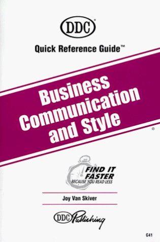 Cover of Business Communication and Style