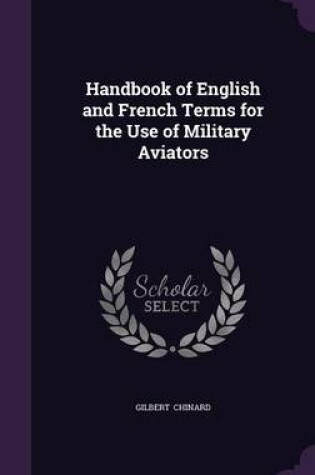Cover of Handbook of English and French Terms for the Use of Military Aviators