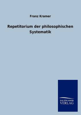 Book cover for Repetitorium der philosophischen Systematik