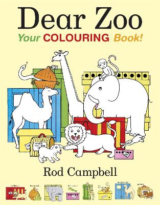 Book cover for Dear Zoo: Your Colouring Book