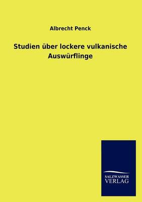 Book cover for Studien über lockere vulkanische Auswürflinge