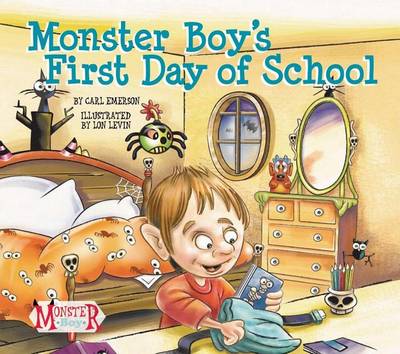Book cover for Monster Boy's First Day of School
