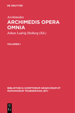 Cover of Archimedes,; Heiberg, Johan Ludvig; Stamatis, Evangelos S.