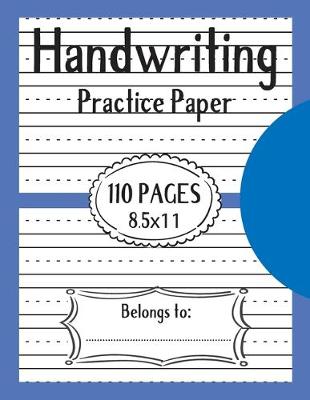 Book cover for Handwriting Practice Paper