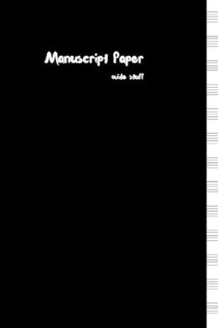 Cover of Manuscript Paper - Wide Staff