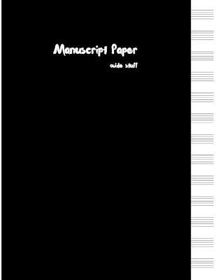 Book cover for Manuscript Paper - Wide Staff