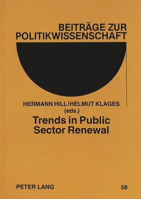 Book cover for Trends in Public Sector Renewal