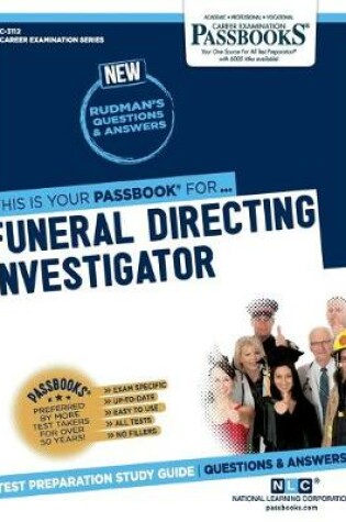 Cover of Funeral Directing Investigator (C-3112)