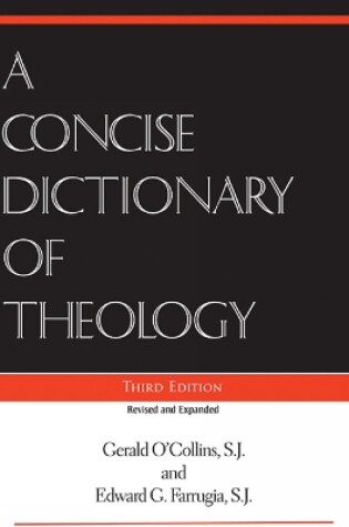 Cover of A Concise Dictionary of Theology, Third Edition