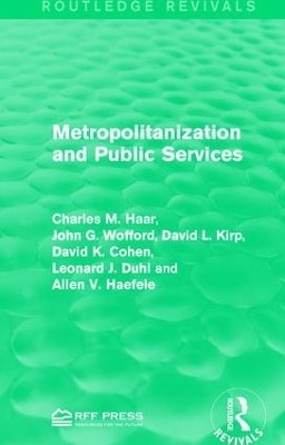 Book cover for Metropolitanization and Public Services
